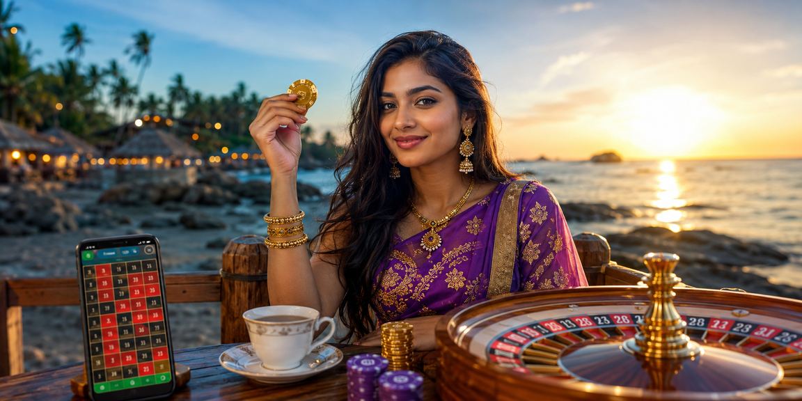 ccv999 - তে রুলেট খেলার উত্তেজনাপূর্ণ মুহূর্ত, সমুদ্রের পটভূমিতে